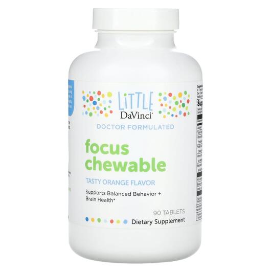Основное фото товара Поддержка мозга, Focus Chewable Tasty Orange, 90 таблеток