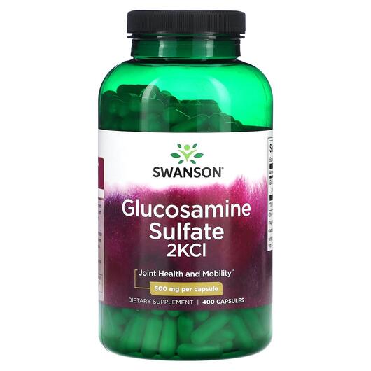 Основное фото товара Глюкозамин Сульфат, Glucosamine Sulfate 2KCI 500 mg, 400 капсул