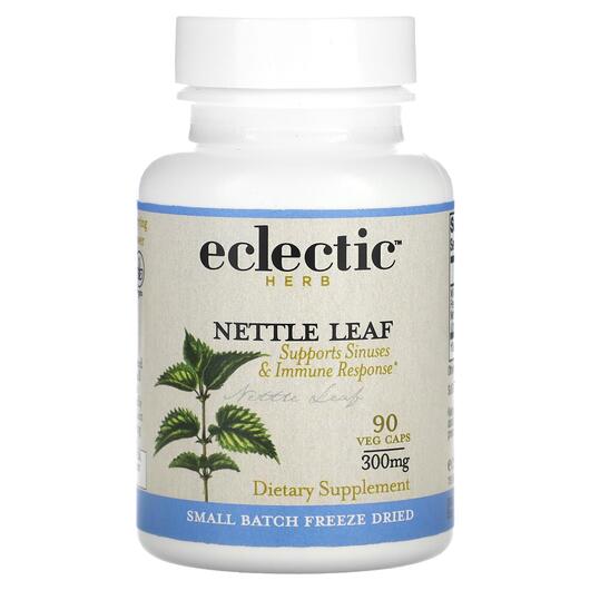 Основное фото товара Eclectic Herb, Крапива 300 мг, Nettle Leaf 300 mg, 90 капсул