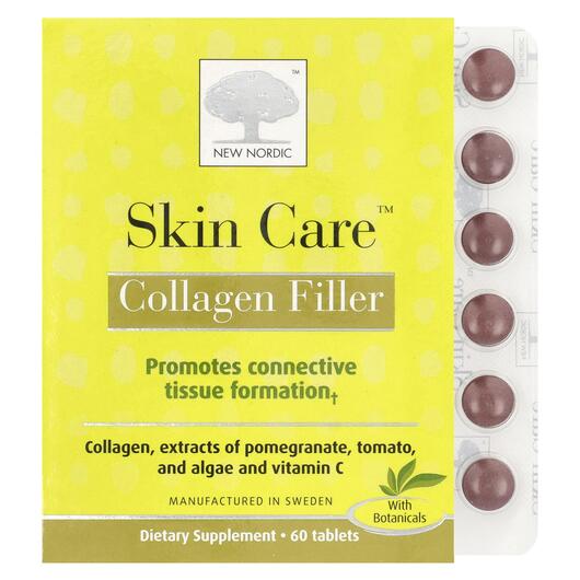 Основное фото товара New Nordic, Коллаген, Skin Care Collagen Filler, 60 таблеток