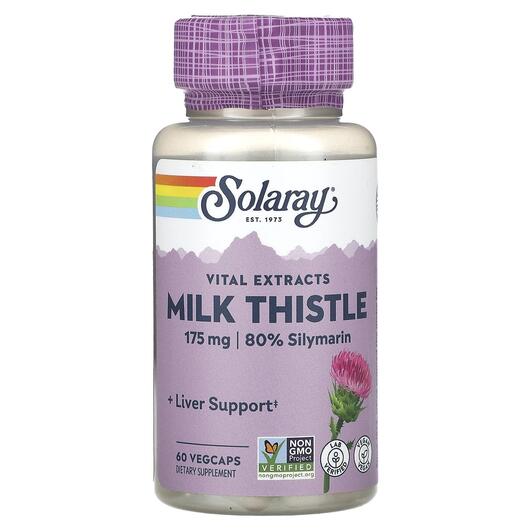 Основное фото товара Расторопша, Vital Extracts Milk Thistle 175 mg, 60 капсул