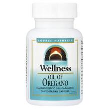 Wellness Oil Of Oregano 30 Vegetarian Capsules Масло