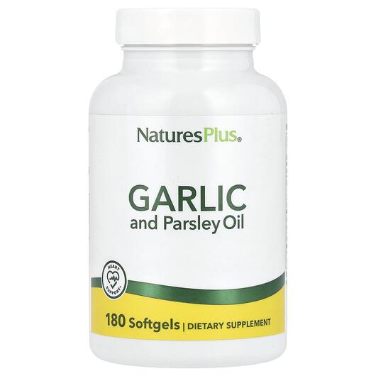 Основное фото товара Масло чеснока и петрушки, Garlic & Parsley Oil, 180 капсул