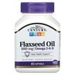 Льняное масло 1000 мг, Flaxseed Oil 1000 mg, 60 капсул