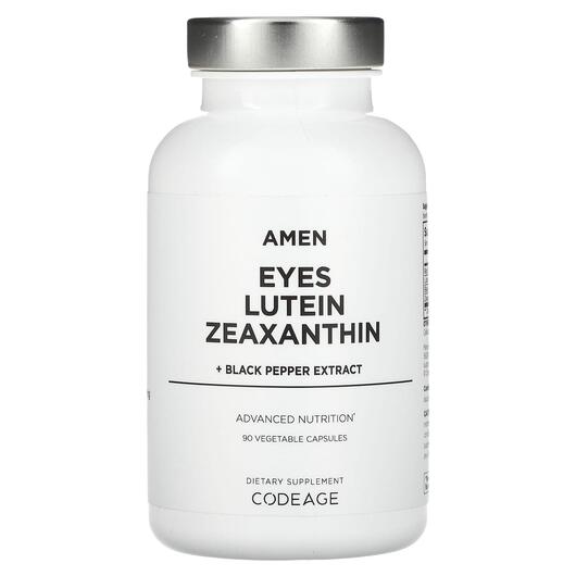 Основное фото товара Amen Eyes Lutein Zeaxanthin +, Поддержка здоровья зрения, 90 капс