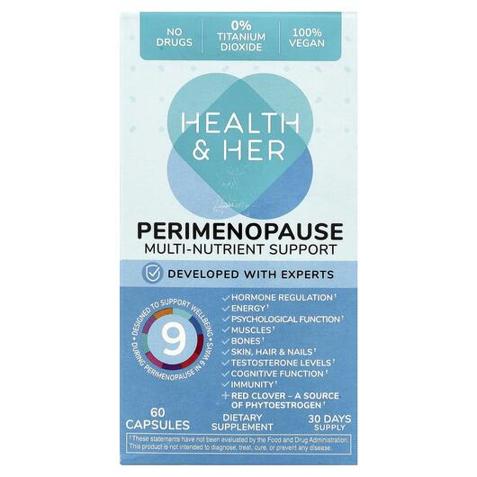Основное фото товара Perimenopause Multi-Nutrient Support, Поддержка менопаузы, 60 кап