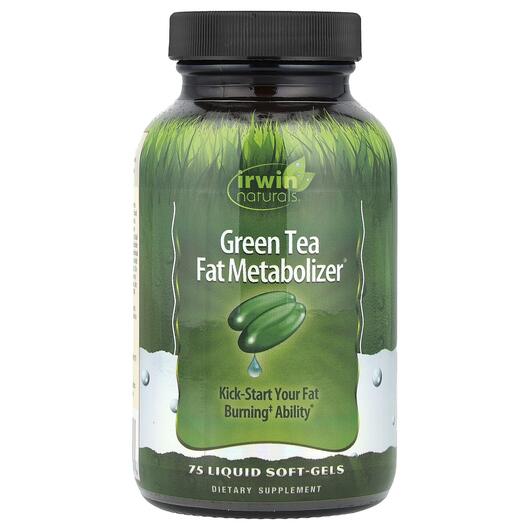 Основне фото товара Green Tea Fat Metabolizer, Жироспалювачі, 75 капсул