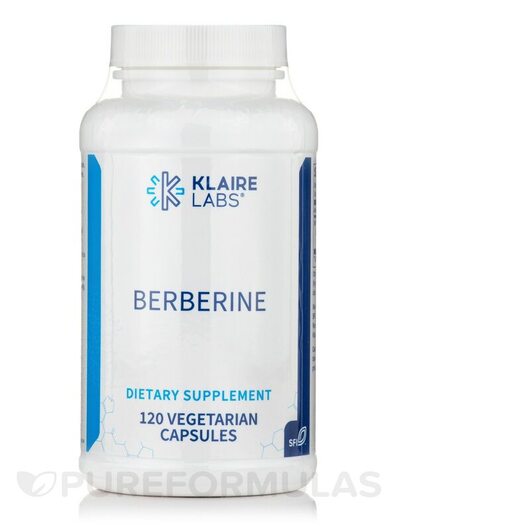 Основное фото товара Klaire Labs, Берберин, Berberine, 120 капсул
