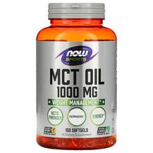 MCT Oil 1000 mg Триглицериды МСТ масло NOW