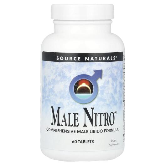 Основное фото товара Source Naturals, Поддержка Либидо, Male Nitro, 60 таблеток