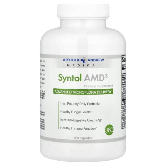 Основное фото товара Arthur Andrew Medical, Поддержка Кандиды, Syntol AMD, 360 капсул