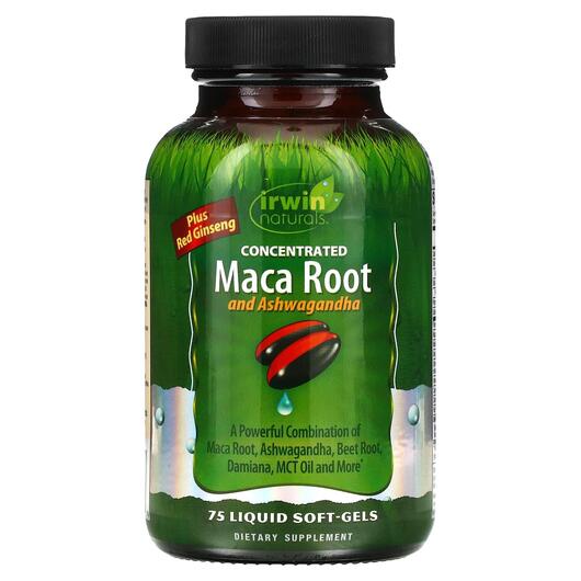 Основное фото товара Мака, Concentrated Maca Root & Ashwagandha, 75 капсул