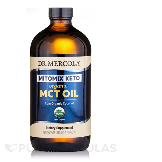 Основное фото товара Dr. Mercola, MCT Масло, Mitomix Keto Organic MCT Oil, 473 мл