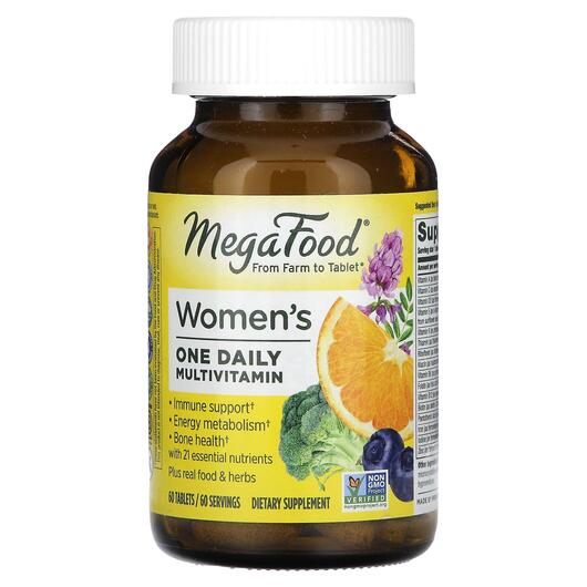 Основное фото товара MegaFood, Витамины для женщин, Women’s One Daily, 60 таблет