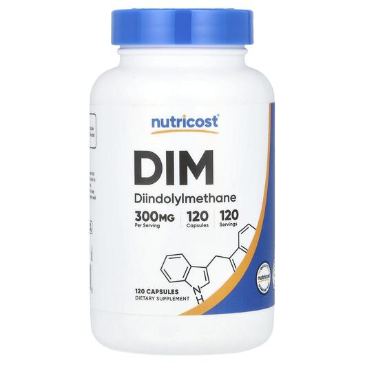 Основное фото товара Nutricost, Дииндолилметан, DIM 300 mg, 120 капсул