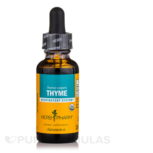Основное фото товара Herb Pharm, Тимьян, Thyme Respiratory System, 30 мл