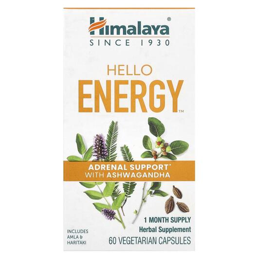Основное фото товара Hello Energy Adrenal Support With, Поддержка надпочечников, 60 ка