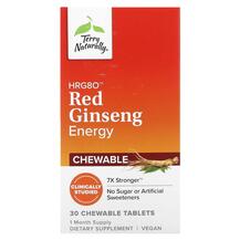 HRG80 Red Ginseng Energy Женьшень Terry Naturally