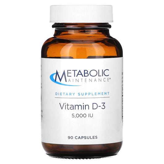 Основное фото товара Витамин D-3 5000 IU, Vitamin D-3 5000 IU 90, 90 капсул