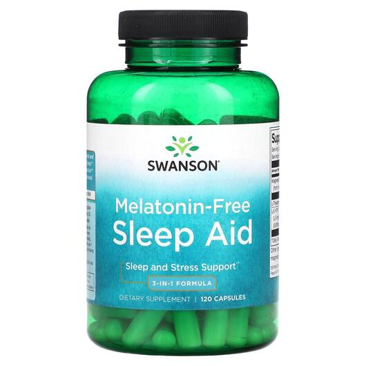 Основное фото товара Мелатонин, Melatonin-Free Sleep Aid 3-In-1 Formula, 120 капсул