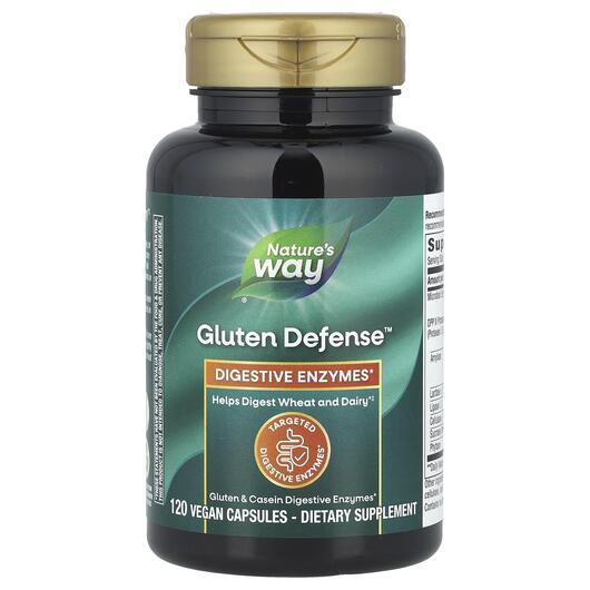 Основное фото товара Ферменты, Gluten Defense with DPP IV 120 Vegan, 120 капсул