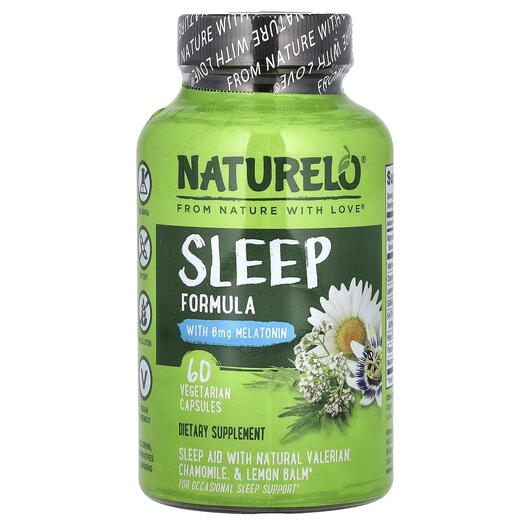 Основное фото товара Naturelo, Поддержка сна, Sleep Formula, 60 капсул