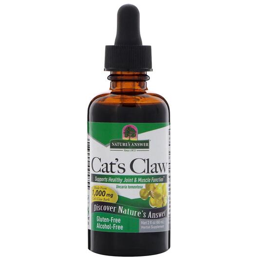 Основное фото товара Кошачий коготь 1000 мг, Cat's Claw 1000 mg, 60 мл