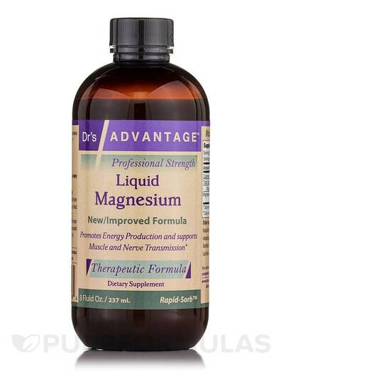 Основное фото товара Dr's Advantage, Магний, Liquid Magnesium, 237 мл