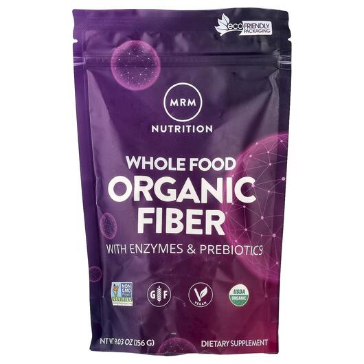 Основное фото товара MRM, Клетчатка, Whole Food Fiber with Enzymes & Prebiotics, 2