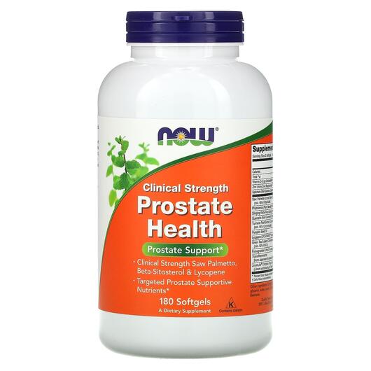 Основное фото товара Поддержка простаты, Clinical Strength Prostate Health, 180 капсул