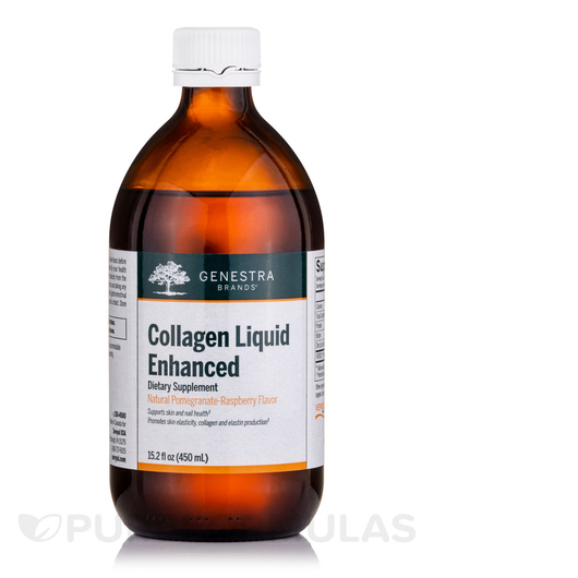 Основное фото товара Коллаген, Collagen Liquid Enhanced Pomegranate-Raspberry, 450 мл