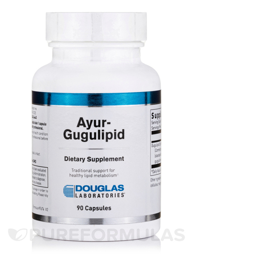 Основне фото товара Douglas Laboratories, Ayur-Guggulipid, Гуггул, 90 капсул