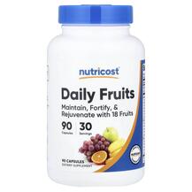 Антиоксиданти Daily Fruits Nutricost 90 капсул