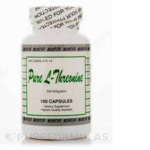 Pure L-Threonine 500 mg L-Треонин Montiff 100 капсул