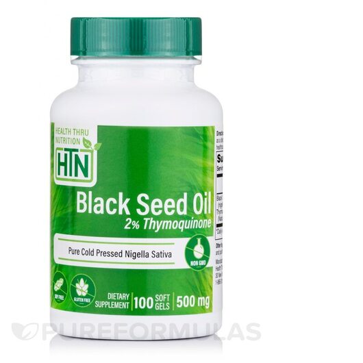 Основное фото товара Куркумин, Black Cumin Seed Oil 500 mg, 100 капсул