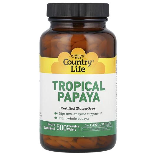 Основное фото товара Ферменты Папайи, Natural Tropical Papaya, 500 Вафель