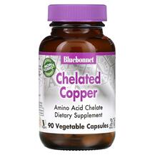 Chelated Copper Медь Bluebonnet Nutrition 90 капсул