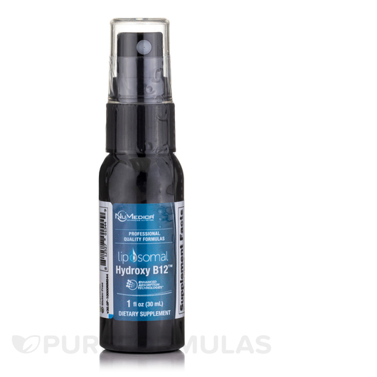 Основное фото товара NuMedica, Витамин B12 Кобаламин, Liposomal Hydroxy B12, 30 мл