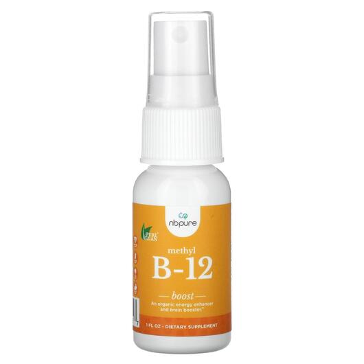 Основное фото товара NB Pure, Веган B-12 спрей 500 мкг, Methyl B-12 Boost, 295 мл