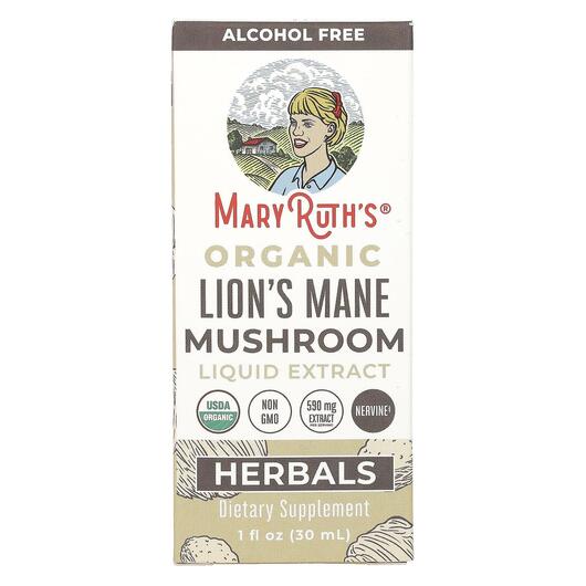 Основное фото товара Organic Lion's Mane Mushroom Liquid Extract, Грибы Львиная г