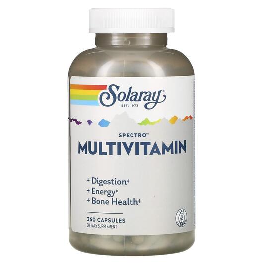 Основное фото товара Solaray, Мультивитамины, Spectro Multivitamin, 360 капсул