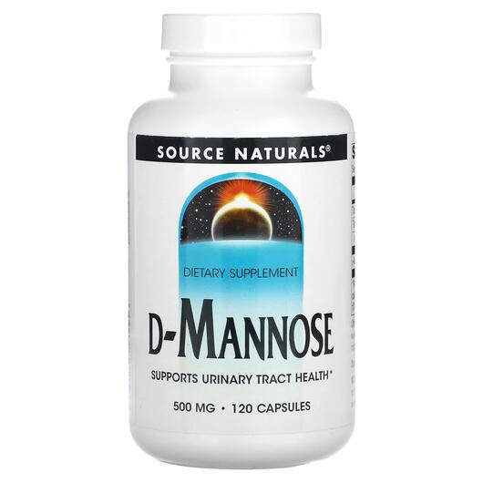 Основное фото товара D-Манноза 500 мг, D-Mannose 500 mg 120, 120 капсул
