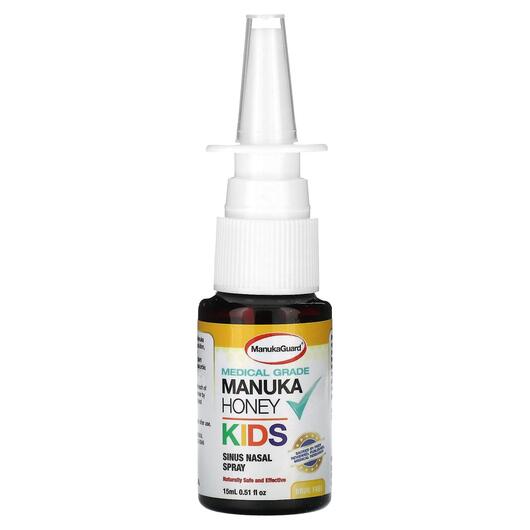 Основное фото товара Kids Medical Grade Manuka Honey Sinus Nasal Spray, Манука Мед, 15