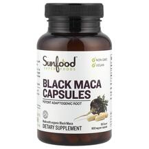 Black Maca 800 mg 90 Мака 800 мг Sunfood 90 капсул