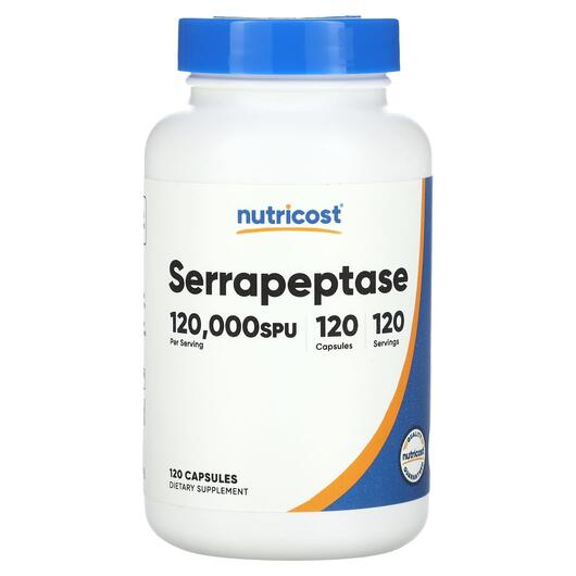 Основное фото товара Nutricost, Серрапептаза, Serrapeptase 120000 SPU, 120 капсул