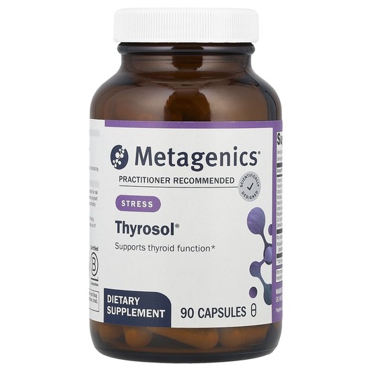 Основное фото товара Metagenics, Поддержка щитовидной, Thyrosol, 90 капсул