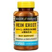 Поддержка вен ног, Vein Erect with L-Arginine & Maca, 80 к...