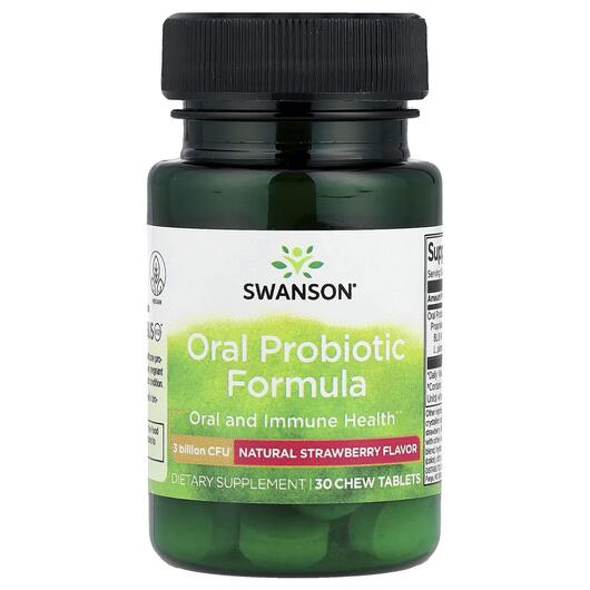 Основное фото товара Oral Probiotic Formula - Natural Strawberry, Пробиотики, 30 табле