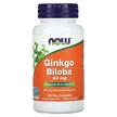 Фото товара NOW, Гинкго Билоба, Ginkgo Biloba 60 mg, 60 капсул