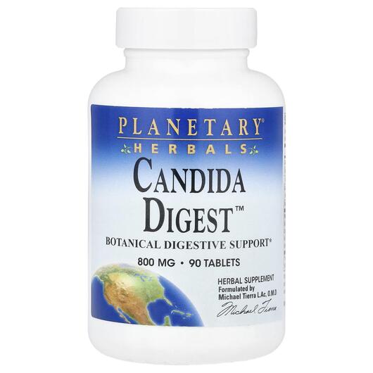 Основное фото товара Planetary Herbals, Поддержка Кандиды, Candida Digest, 90 таблеток